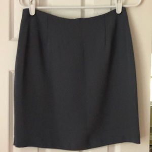 Gray pencil mini-skirt